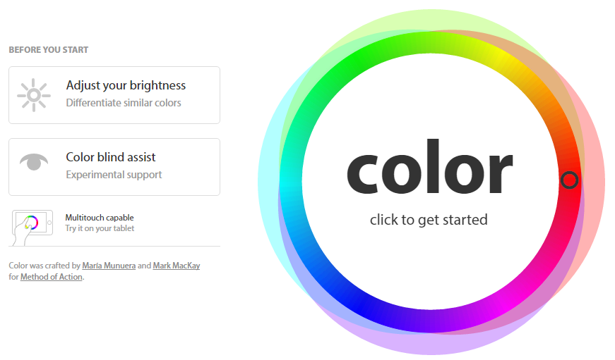 Color — Method of Action